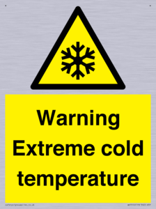 Warning Extreme cold temperature